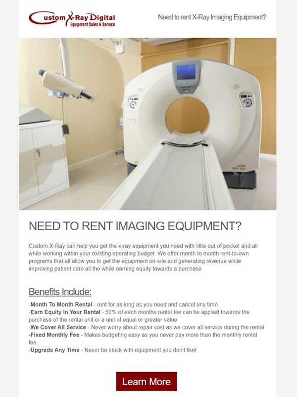 X-ray Equipment Rentals