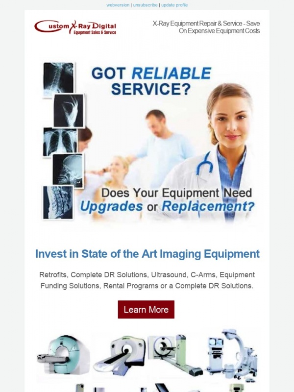 X-ray Equipment Repair & Parts