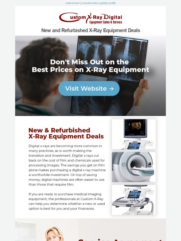 New And Refurbished X-ray Equipment Deals